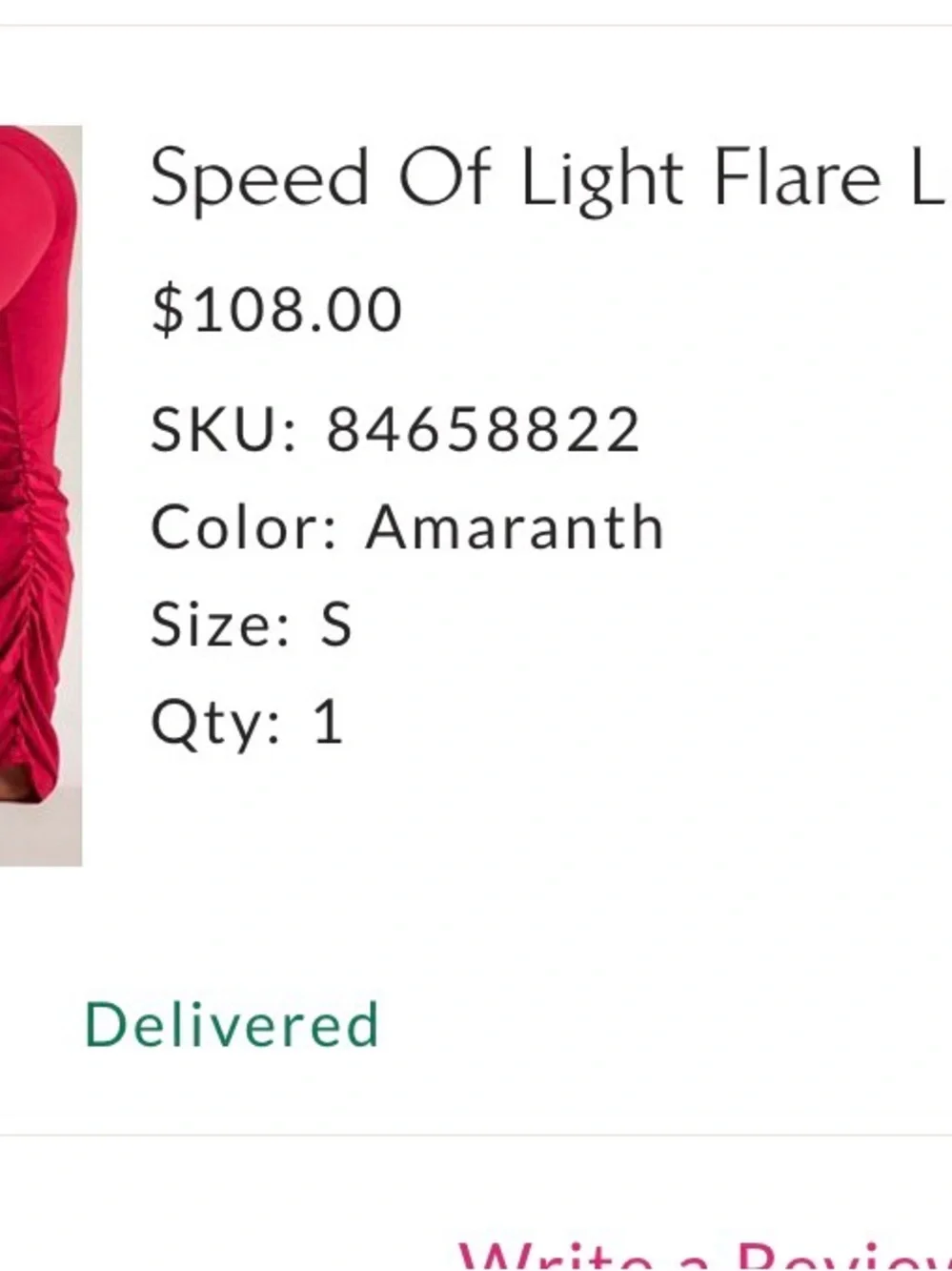 Free People Speed of Light Flare, Amaranth Size S - Picture 5 of 5
